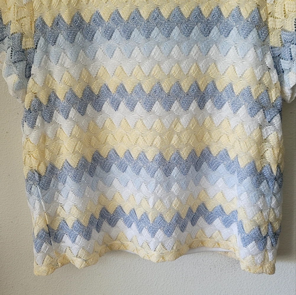 ALFRED DUNNER Women's Two Fer Blouse Size PS - Picture 6 of 12